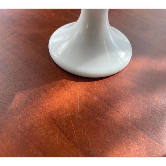 8" Round Double Crimped Comport Silver Crest - Picture 4 of 6